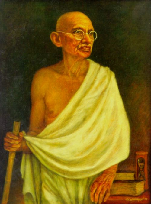 Мохандас Кармчанд Ганди - индийский национальный лидер, победитель в парадоксальной войне, которая велась на основе принципов ненасилия