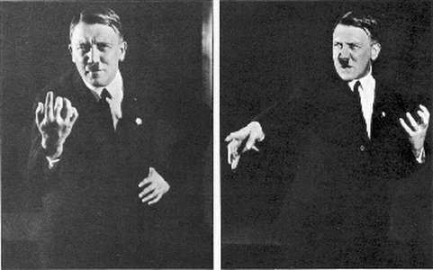 Гитлер на уроках актерского мастерства