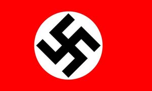 Флаг НСДАП - с 1936 г. государственный флаг Германии.