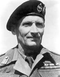Британский фельдмаршал Монтгомери Бернард Лоу - один из крупнейших военачальников Второй Мировой войны