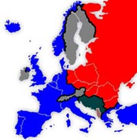 Европа: НАТО и ОВД