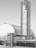 А.К. Буров. Проект центрального вокзала в Москве